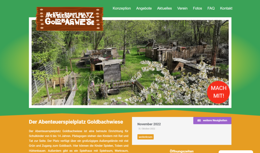 Abenteuerspielplatz Goldbachwiese